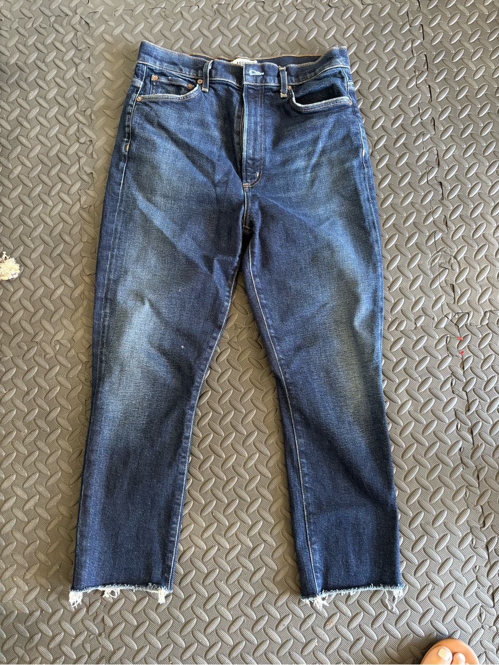 Agolde Indigo Slim Straight Jeans